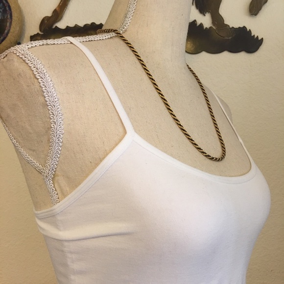 Gold tone black ribbon twisted rope chain set - Picture 2 of 8